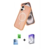 MARSİLYAN™- iPhone 16 Kılıf Nova Asil Prime - Siyah Bilvis 5in1 3D Magic Cam Ekran Koruyucu + Raze Metal Kamera Lens - LT