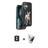 MARSİLYAN™- iPhone 16 Kılıf Nova Form Koleksiyonu - Şeffaf Pasifik Cam Ekran Koruyucu + PVD Metal Kamera Lens - YL