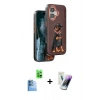 MARSİLYAN™- iPhone 16 Kılıf Nova Form Koleksiyonu - Şeffaf Pasifik Cam Ekran Koruyucu + Raze Metal Kamera Lens - LT