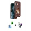 MARSİLYAN™- iPhone 16 Kılıf Nova Form Koleksiyonu - Şeffaf Pasifik Cam Ekran Koruyucu + Raze Metal Kamera Lens - LT