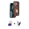 MARSİLYAN™- iPhone 16 Kılıf Nova Form Koleksiyonu - Şeffaf Pasifik Cam Ekran Koruyucu + Bilvis Titan Kamera Lens - SH