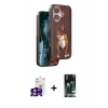 MARSİLYAN™- iPhone 16 Kılıf Nova Form Koleksiyonu - Siyah 360 Mat Full Body Arka Koruyucu + Bilvis Titan Kamera Lens - PE