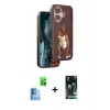 MARSİLYAN™- iPhone 16 Kılıf Nova Form Koleksiyonu - Siyah 360 Mat Full Body Arka Koruyucu + Raze Metal Kamera Lens - LT