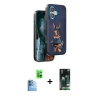 MARSİLYAN™- iPhone 16 Kılıf Nova Form Koleksiyonu - Siyah 360 Mat Full Body Arka Koruyucu + Raze Metal Kamera Lens - LT