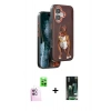 MARSİLYAN™- iPhone 16 Kılıf Nova Form Koleksiyonu - Siyah 360 Mat Full Body Arka Koruyucu + Raze Metal Kamera Lens - PE