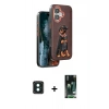 MARSİLYAN™- iPhone 16 Kılıf Nova Form Koleksiyonu - Siyah 360 Mat Full Body Arka Koruyucu + PVD Metal Kamera Lens - YL