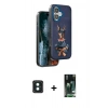 MARSİLYAN™- iPhone 16 Kılıf Nova Form Koleksiyonu - Siyah 360 Mat Full Body Arka Koruyucu + PVD Metal Kamera Lens - YL