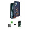 MARSİLYAN™- iPhone 16 Kılıf Nova Form Koleksiyonu - Siyah 360 Mat Full Body Arka Koruyucu + Siyah Raze Metal Kamera Lens