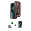 MARSİLYAN™- iPhone 16 Kılıf Nova Form Koleksiyonu - Siyah 360 Mat Full Body Arka Koruyucu + Siyah Raze Metal Kamera Lens