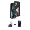MARSİLYAN™- iPhone 16 Kılıf Nova Form Koleksiyonu - Siyah 3D Antistatik Hayalet Cam Ekran Koruyucu + Bilvis Titan Kamera Lens - YL