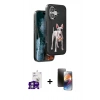 MARSİLYAN™- iPhone 16 Kılıf Nova Form Koleksiyonu - Siyah 3D Antistatik Mat Seramik Nano Ekran Koruyucu + Bilvis Titan Kamera Lens - GS