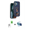 MARSİLYAN™- iPhone 16 Kılıf Nova Form Koleksiyonu - Siyah 3D Antistatik Seramik Nano Ekran Koruyucu + Raze Metal Kamera Lens - BZ