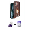 MARSİLYAN™- iPhone 16 Kılıf Nova Form Koleksiyonu - Siyah Bilvis 5in1 3D Magic Cam Ekran Koruyucu + Bilvis Titan Kamera Lens - PE