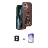 MARSİLYAN™- iPhone 16 Kılıf Nova Form Koleksiyonu - Siyah Bilvis 5in1 3D Magic Cam Ekran Koruyucu + PVD Metal Kamera Lens - MI