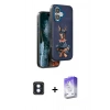 MARSİLYAN™- iPhone 16 Kılıf Nova Form Koleksiyonu - Siyah Bilvis 5in1 3D Magic Cam Ekran Koruyucu + PVD Metal Kamera Lens - MI