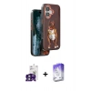 MARSİLYAN™- iPhone 16 Kılıf Nova Form Koleksiyonu - Siyah Bilvis 5in1 3D Magic Cam Ekran Koruyucu + Bilvis Titan Kamera Lens - YL