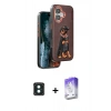 MARSİLYAN™- iPhone 16 Kılıf Nova Form Koleksiyonu - Siyah Bilvis 5in1 3D Magic Cam Ekran Koruyucu + PVD Metal Kamera Lens - YL