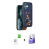 MARSİLYAN™- iPhone 16 Kılıf Nova Form Koleksiyonu - Siyah Bilvis 5in1 5D Magic Hayalet Cam Ekran Koruyucu + Raze Metal Kamera Lens - BZ