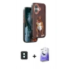 MARSİLYAN™- iPhone 16 Kılıf Nova Form Koleksiyonu - Siyah Bilvis 5in1 5D Magic Hayalet Cam Ekran Koruyucu + PVD Metal Kamera Lens - YL