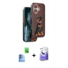 MARSİLYAN™- iPhone 16 Kılıf Nova Form Koleksiyonu - Siyah Bilvis 5in1 5D Magic Hayalet Cam Ekran Koruyucu + Raze Metal Kamera Lens - LT