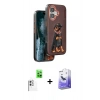 MARSİLYAN™- iPhone 16 Kılıf Nova Form Koleksiyonu - Siyah Bilvis 5in1 5D Magic Hayalet Cam Ekran Koruyucu + Raze Metal Kamera Lens - BZ