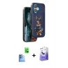 MARSİLYAN™- iPhone 16 Kılıf Nova Form Koleksiyonu - Siyah Bilvis 5in1 5D Magic Hayalet Cam Ekran Koruyucu + Raze Metal Kamera Lens - LT