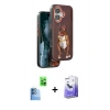 MARSİLYAN™- iPhone 16 Kılıf Nova Form Koleksiyonu - Siyah Bilvis 5in1 5D Magic Hayalet Cam Ekran Koruyucu + Raze Metal Kamera Lens - LT