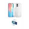 MARSİLYAN™- iPhone 16 Kılıf Nova Işık Koleksiyonu - Siyah 3D Antistatik Seramik Nano Ekran Koruyucu