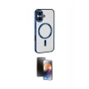 MARSİLYAN™- iPhone 16 Kılıf Nova Işık Özel Seri - Siyah 3D Antistatik Mat Seramik Nano Ekran Koruyucu