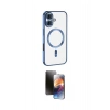 MARSİLYAN™- iPhone 16 Kılıf Nova Işık Özel Seri - Siyah 3D Antistatik Mat Seramik Nano Ekran Koruyucu