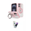 MARSİLYAN™- iPhone 16 Kılıf Nova Minimal Serisi - Şeffaf Pasifik Cam Ekran Koruyucu