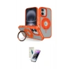 MARSİLYAN™- iPhone 16 Kılıf Nova Minimal Serisi - Şeffaf Pasifik Cam Ekran Koruyucu
