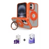 MARSİLYAN™- iPhone 16 Kılıf Nova Minimal Serisi - Siyah Bilvis 5in1 5D Magic Hayalet Cam Ekran Koruyucu + Bilvis Titan Kamera Lens - GS