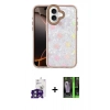 MARSİLYAN™- iPhone 16 Kılıf Odak Prime - Şeffaf 360 Full Body Arka Koruyucu + Bilvis Titan Kamera Lens - YL