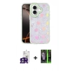 MARSİLYAN™- iPhone 16 Kılıf Odak Prime - Şeffaf 360 Full Body Arka Koruyucu + Bilvis Titan Kamera Lens - YL