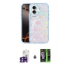 MARSİLYAN™- iPhone 16 Kılıf Odak Prime - Şeffaf 360 Full Body Arka Koruyucu + Bilvis Titan Kamera Lens - YL