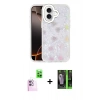 MARSİLYAN™- iPhone 16 Kılıf Odak Prime - Şeffaf 360 Full Body Arka Koruyucu + Raze Metal Kamera Lens - PE