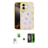 MARSİLYAN™- iPhone 16 Kılıf Odak Prime - Şeffaf 360 Full Body Arka Koruyucu + Raze Metal Kamera Lens - BZ