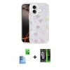 MARSİLYAN™- iPhone 16 Kılıf Odak Prime - Şeffaf 360 Full Body Arka Koruyucu + Raze Metal Kamera Lens - LT