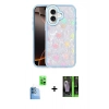 MARSİLYAN™- iPhone 16 Kılıf Odak Prime - Şeffaf 360 Full Body Arka Koruyucu + Raze Metal Kamera Lens - LT