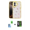 MARSİLYAN™- iPhone 16 Kılıf Odak Prime - Şeffaf 360 Full Body Arka Koruyucu + Raze Metal Kamera Lens - LT