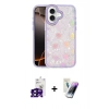 MARSİLYAN™- iPhone 16 Kılıf Odak Prime - Şeffaf Pasifik Cam Ekran Koruyucu + Bilvis Titan Kamera Lens - SH