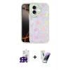 MARSİLYAN™- iPhone 16 Kılıf Odak Prime - Şeffaf Pasifik Cam Ekran Koruyucu + Bilvis Titan Kamera Lens - SH