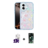 MARSİLYAN™- iPhone 16 Kılıf Odak Prime - Siyah 360 Mat Full Body Arka Koruyucu + Bilvis Titan Kamera Lens - PE