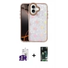 MARSİLYAN™- iPhone 16 Kılıf Odak Prime - Siyah 360 Mat Full Body Arka Koruyucu + Bilvis Titan Kamera Lens - PE