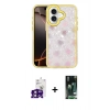 MARSİLYAN™- iPhone 16 Kılıf Odak Prime - Siyah 360 Mat Full Body Arka Koruyucu + Bilvis Titan Kamera Lens - PE