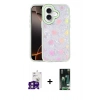 MARSİLYAN™- iPhone 16 Kılıf Odak Prime - Siyah 360 Mat Full Body Arka Koruyucu + Bilvis Titan Kamera Lens - PE