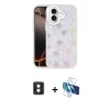 MARSİLYAN™- iPhone 16 Kılıf Odak Prime - Siyah 3D Antistatik Seramik Nano Ekran Koruyucu + PVD Metal Kamera Lens - MI