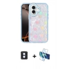 MARSİLYAN™- iPhone 16 Kılıf Odak Prime - Siyah 3D Antistatik Seramik Nano Ekran Koruyucu + PVD Metal Kamera Lens - MI