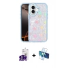 MARSİLYAN™- iPhone 16 Kılıf Odak Prime - Siyah 3D Antistatik Seramik Nano Ekran Koruyucu + Bilvis Titan Kamera Lens - SH